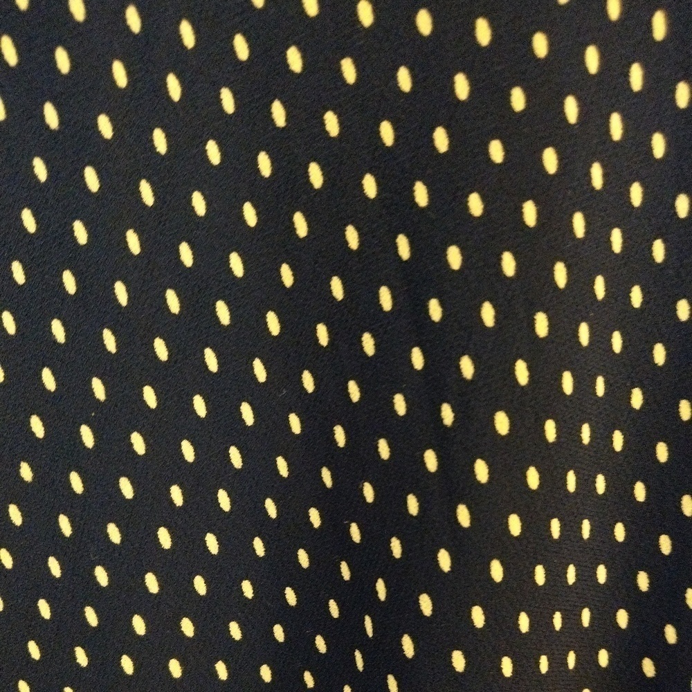 Style & Co black & yellow polka dot skirt - Picture 3 of 8